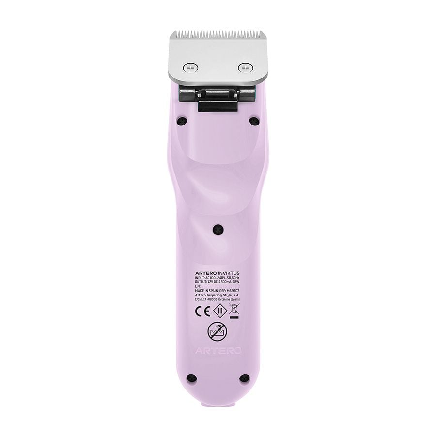 Tondeuse A5 Artero Inviktus : coloris lilas vue de face