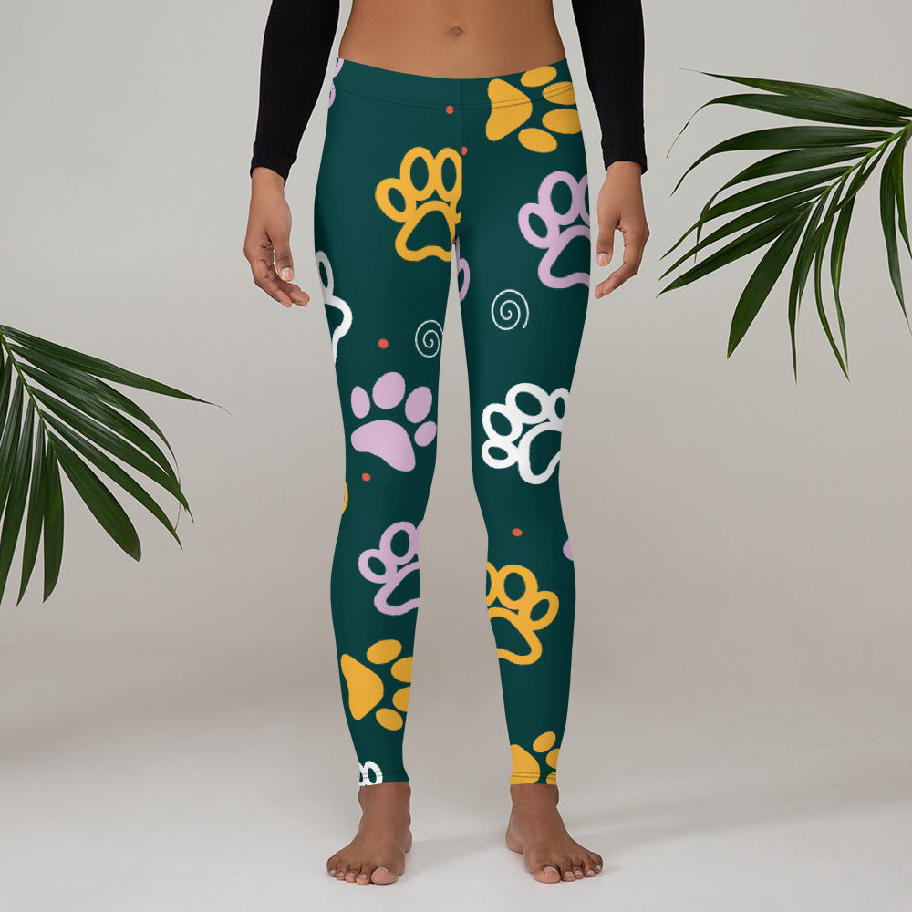 Leggings Motif Canin Pattes