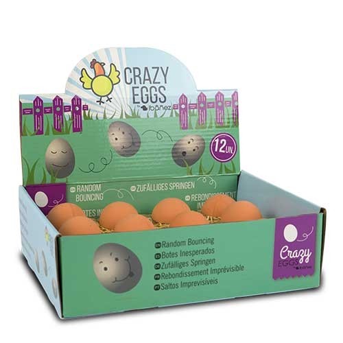 Jeu pour Chien - Crazy Eggs 6cm - Petdesign.fr Setter Bakio S.L. Vie Quotidienne pour chien en France, produit de haute qualité