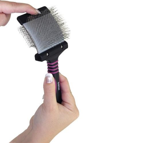 Brosse Double - Carde flexible deux côtés - Petdesign.fr Setter Bakio S.L. PETIT Toilettage pour chien en France, produit de haute qualité