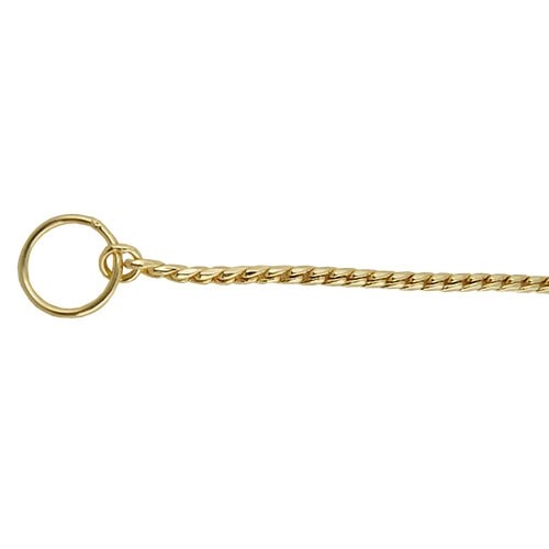 Colliers chaîne haut de gamme Gold Elegance 5 mm - Petdesign.fr Setter Bakio S.L. EXPOS pour chien en France, produit de haute qualité