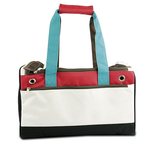 Ibá "CITY" Pet Carrier 40x19x25cm - Petdesign.fr Setter Bakio S.L. Rouge/Bleu Vie Quotidienne pour chien en France, produit de haute qualité