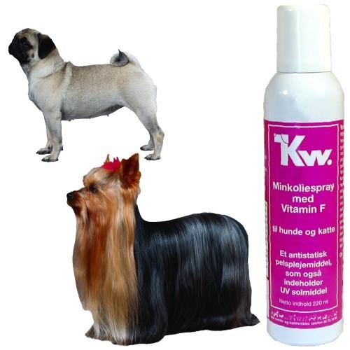 Kw Minkoil Spray 220 Ml - Petdesign.fr Setter Bakio S.L. Autres Gammes Cosmétiques pour chien en France, produit de haute qualité