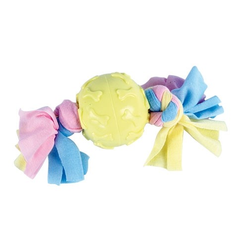 Balle avec cordon de tissu noué - Petdesign.fr Setter Bakio S.L. Vie Quotidienne pour chien en France, produit de haute qualité