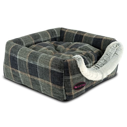 Lit «gris à carreaux» - Petdesign.fr PetDesign shop 100% CHATS pour chien en France, produit de haute qualité