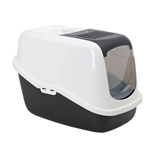NESTOR CAT WC AVEC PORTE Rabattable ET FILTRE / BLEU CLAIR - Petdesign.fr Setter Bakio S.L. Produits Iba pour chien en France, produit de haute qualité