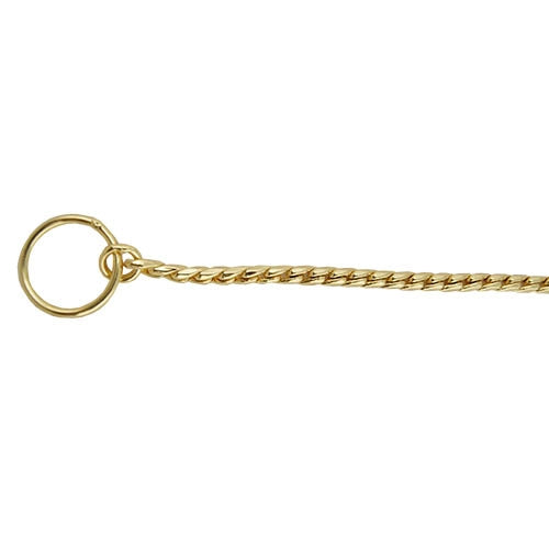 IBÁÑEZ ELEGANCE collier doré 3.5MM - Petdesign.fr Setter Bakio S.L. Produits Iba pour chien en France, produit de haute qualité