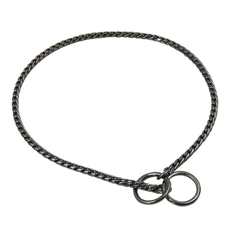 IBÁÑEZ ELEGANCE SERPENT CHAIN 3.5MM 38CM ANTHRACITE - Petdesign.fr Setter Bakio S.L. Produits Iba pour chien en France, produit de haute qualité