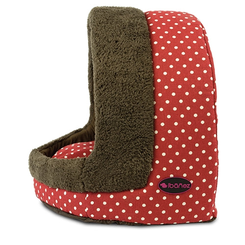 IBÁÑEZ POIS ROUGE GROTTE PET LIT - Petdesign.fr Setter Bakio S.L. Produits Iba pour chien en France, produit de haute qualité