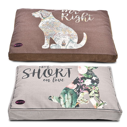 Tapis Epais Imprimé "Mr. Right" ou "Not Short" - Petdesign.fr Setter Bakio S.L. Produits Iba pour chien en France, produit de haute qualité