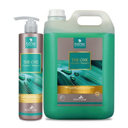 Shampooing Ibanez The One à l'Aloe Vera (Prix Cassé) - Petdesign.fr Setter Bakio S.L. Produits Iba pour chien en France, produit de haute qualité