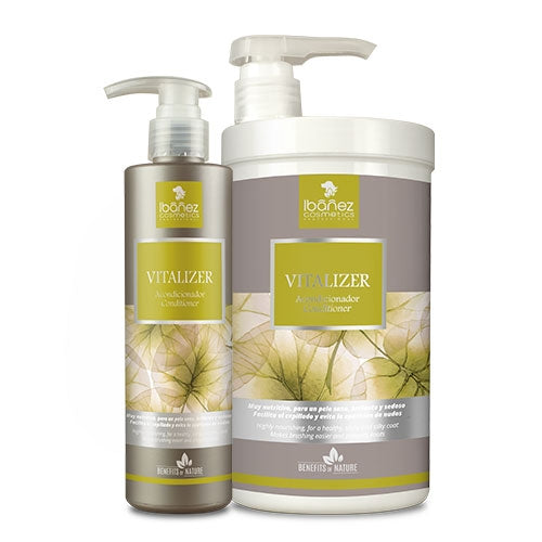 Après-Shampoing (Argan, Aloe Vera, Monoï) Vitalizer (Prix Cassé) - Petdesign.fr Setter Bakio S.L. Produits Iba pour chien en France, produit de haute qualité
