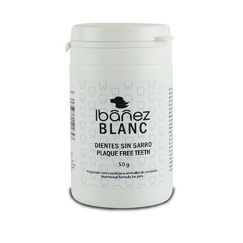 IBÁÑEZ BLANC COMPLÉMENT NUTRITIONNEL GRATUIT PLAQUE - Petdesign.fr Setter Bakio S.L. Produits Iba pour chien en France, produit de haute qualité