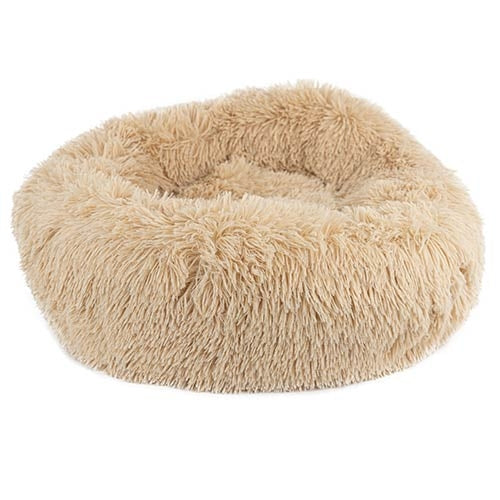 Lit Donut "Caresse"pour les chiens et les chats BEIGE