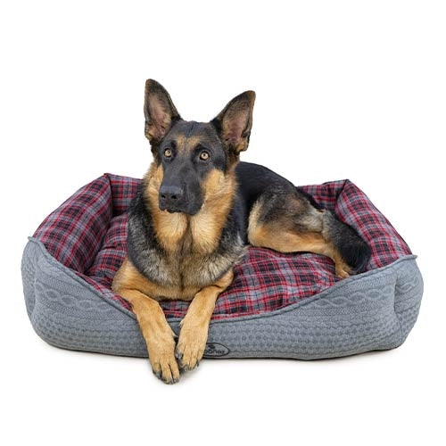 Lit "Crochet Scottish" pour chien et chat