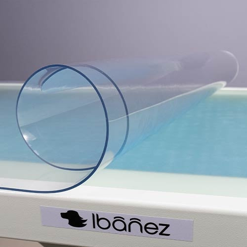 Film anti-dérapant Tapis transparent pour table de toilettage