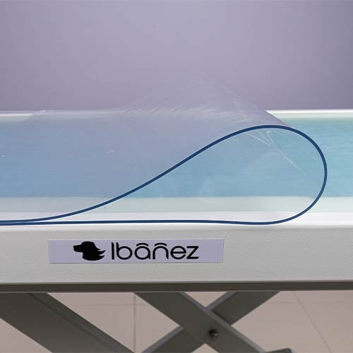 Film anti-dérapant Tapis transparent pour table de toilettage