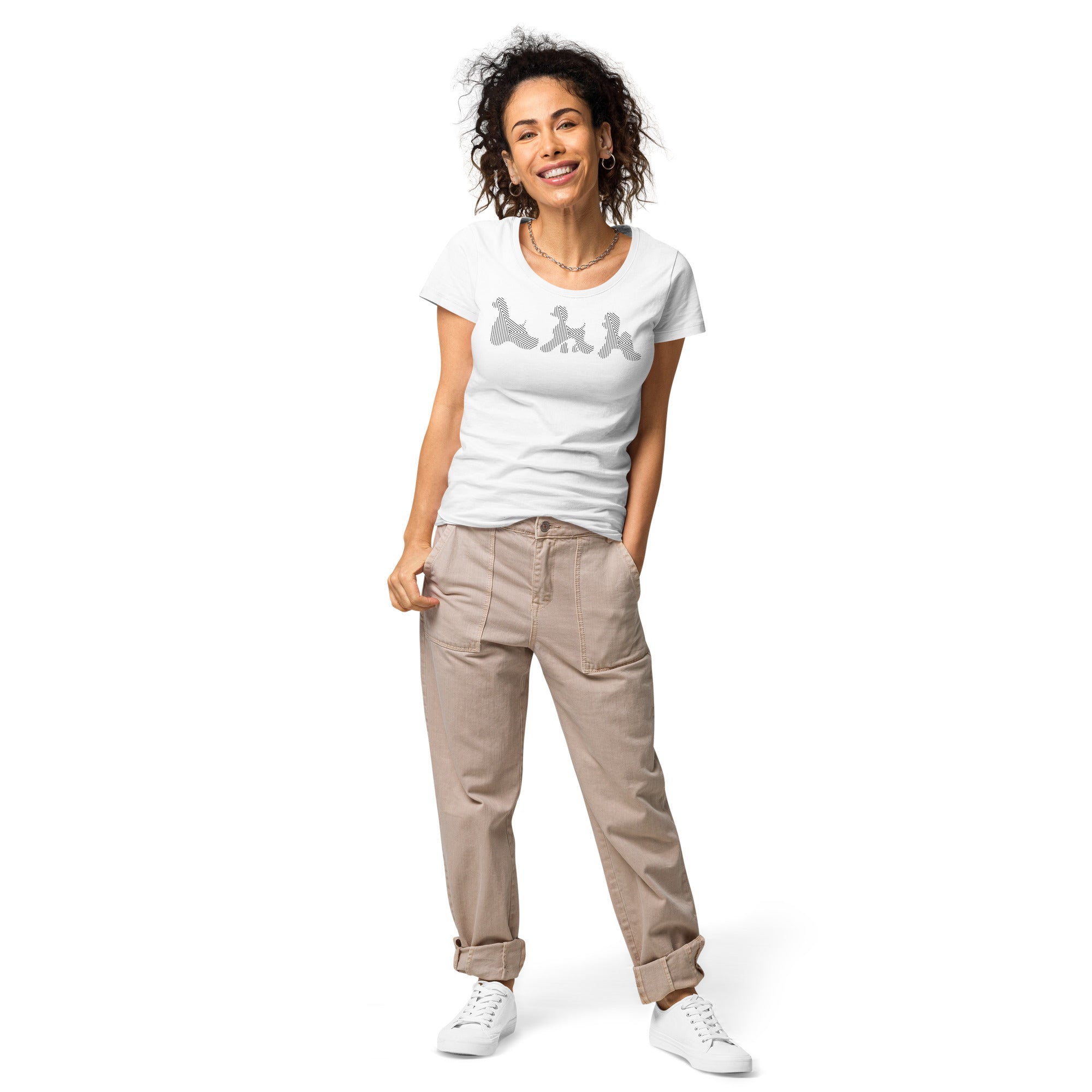T-shirt éco-responsable femme | Trio Chiens