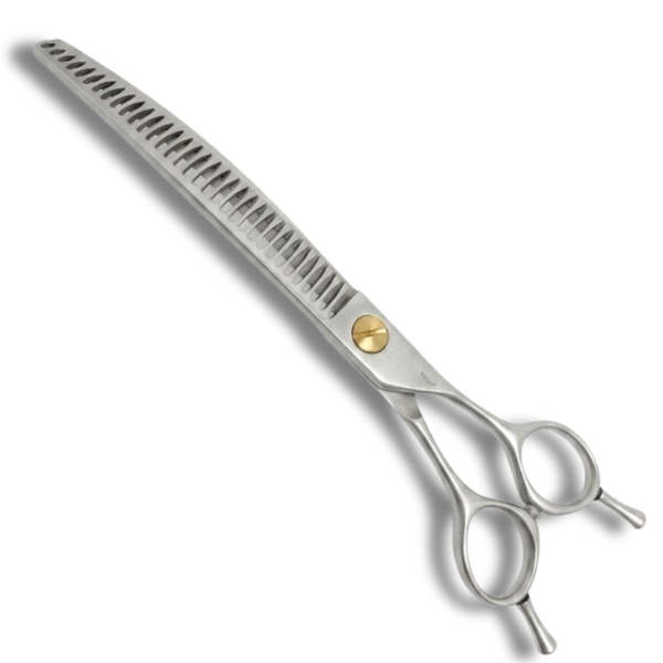 MUGEL ☆ Chunkers Courbes 33 dents / 19cm ☆ Ciseaux Bloom
