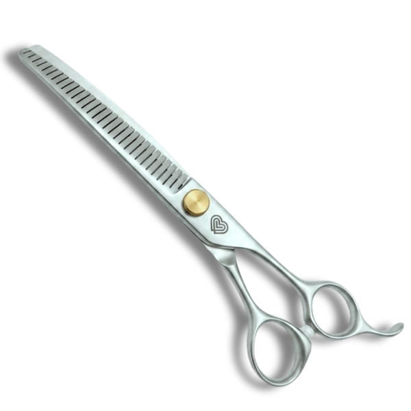 BURNING ☆ Blenders Courbes 30 dents / 18cm ☆ Ciseaux Bloom