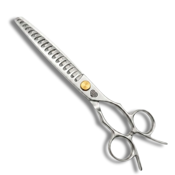 WILD TIGER ☆ Chunkers Courbes 18 dents / 19cm ☆ Ciseaux Bloom