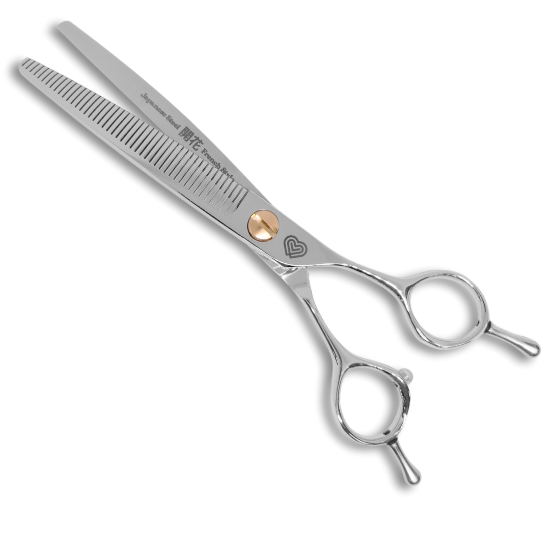 PERUGIA ☆ Fluffers Courbes 46 dents / 18cm ☆ Ciseaux Bloom