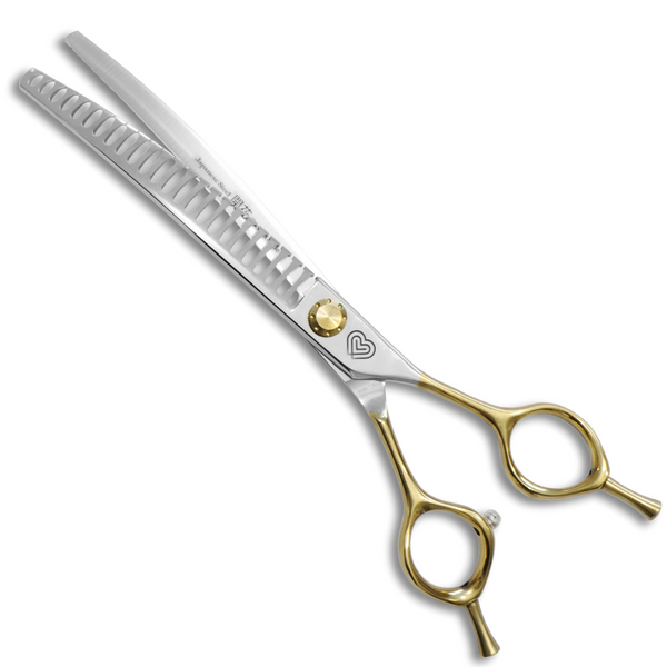 ENKEI-24 ☆ Curved Chunkers, 24 Teeth / 19cm ☆ Bloom Scissors