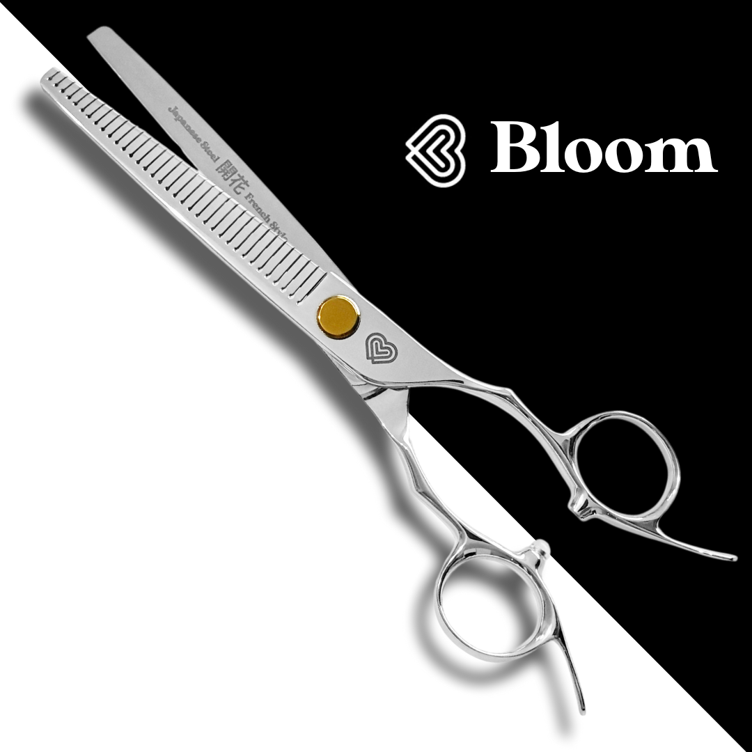 FUNCHAL ☆ Blenders courbes 35dents / 18cm ☆ Ciseaux Bloom