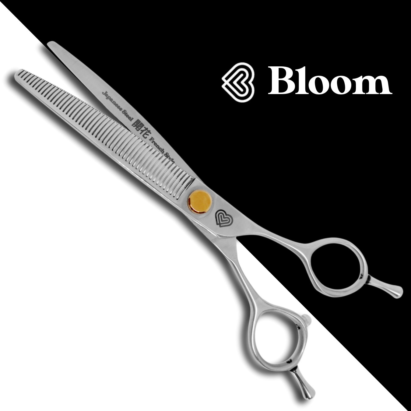 LIOURY ☆ Sculpteurs Courbes 50 dents / 18cm ☆ Ciseaux Bloom