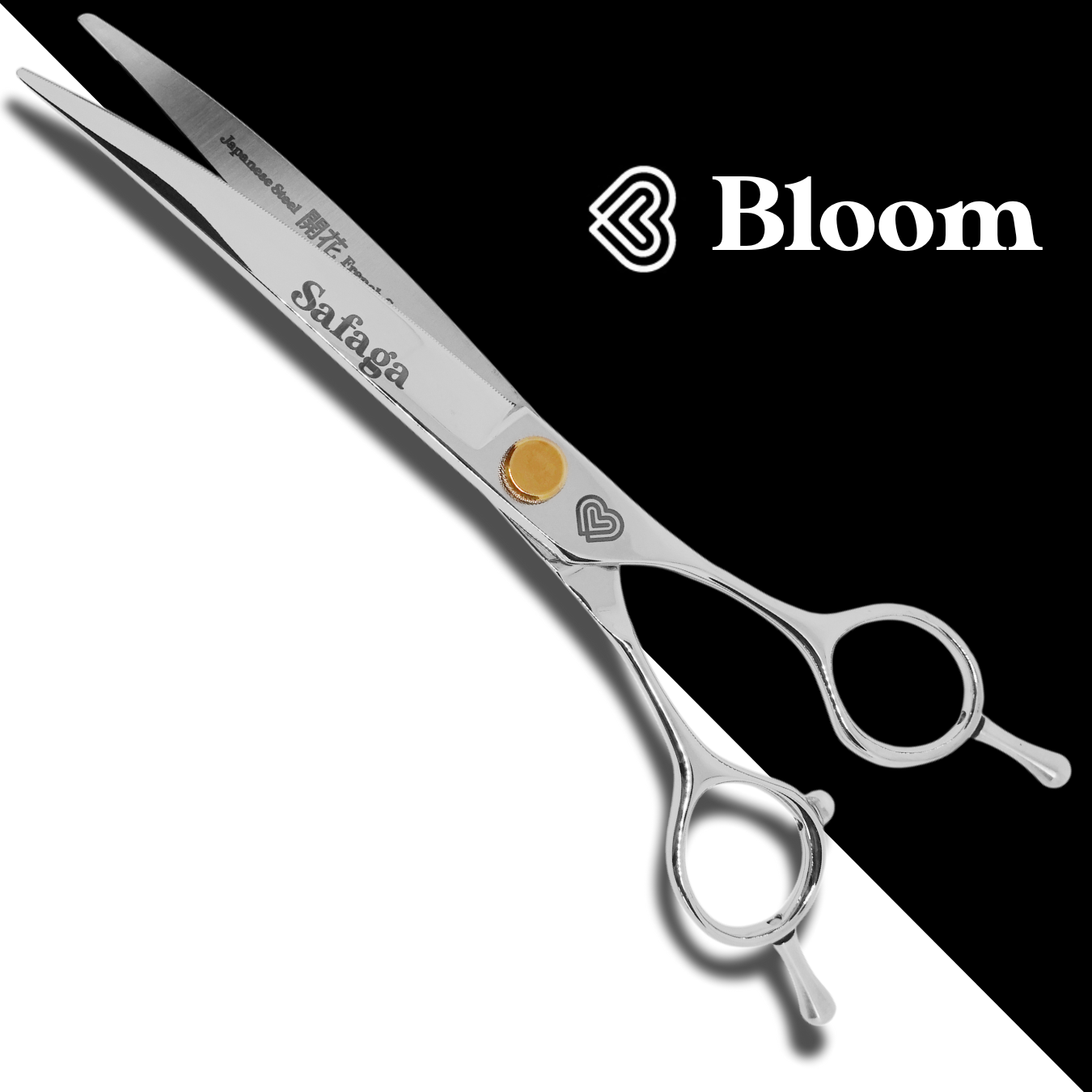 SAFAGA  ☆ Courbes larges 19cm 30° ☆ Ciseaux Bloom