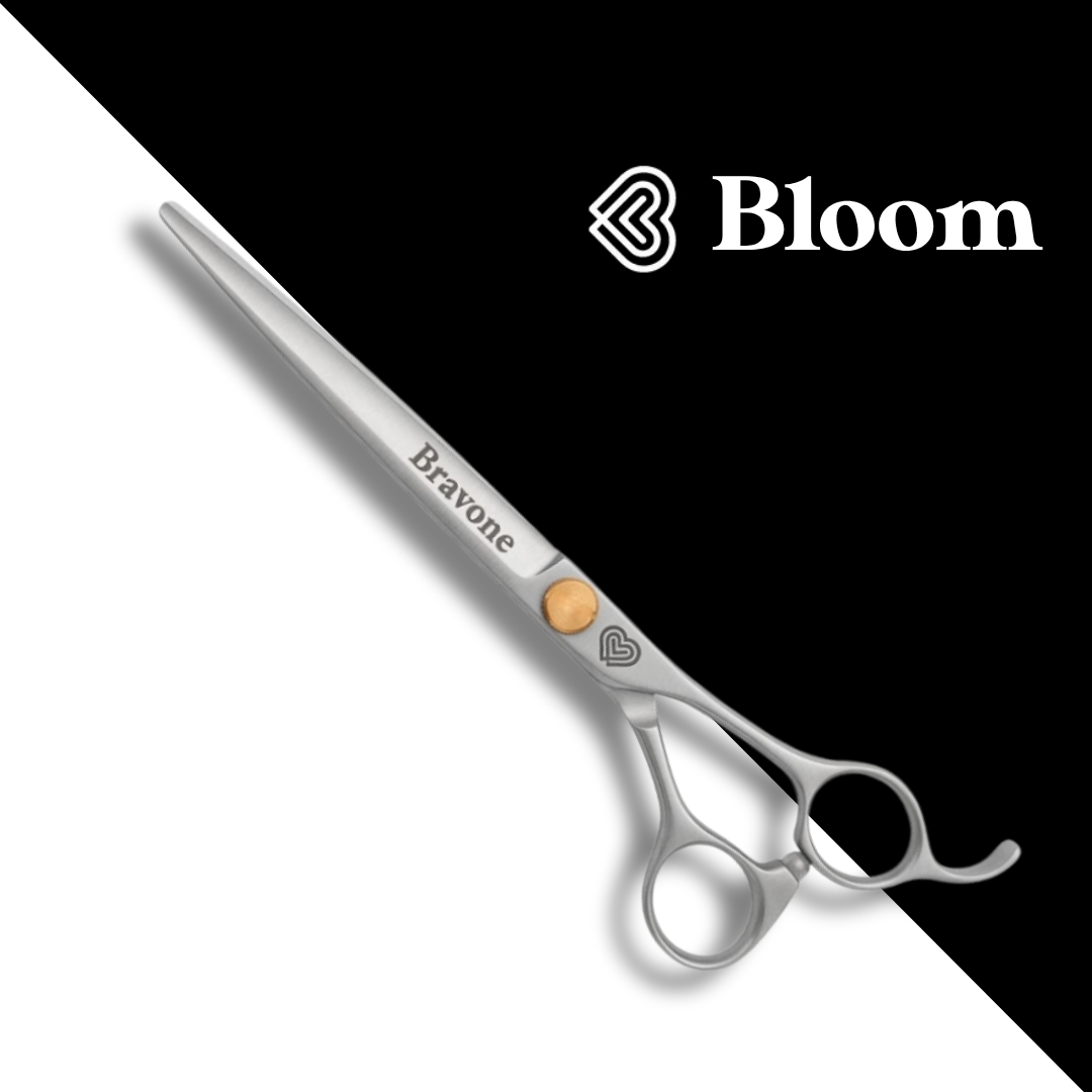 BRAVONE ☆ Droits 18cm ☆ Ciseaux Bloom