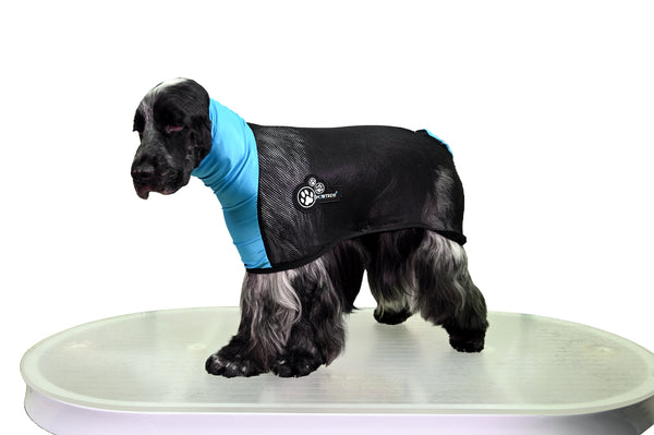 Marineblauwe Breathe Comfort regenjas voor honden