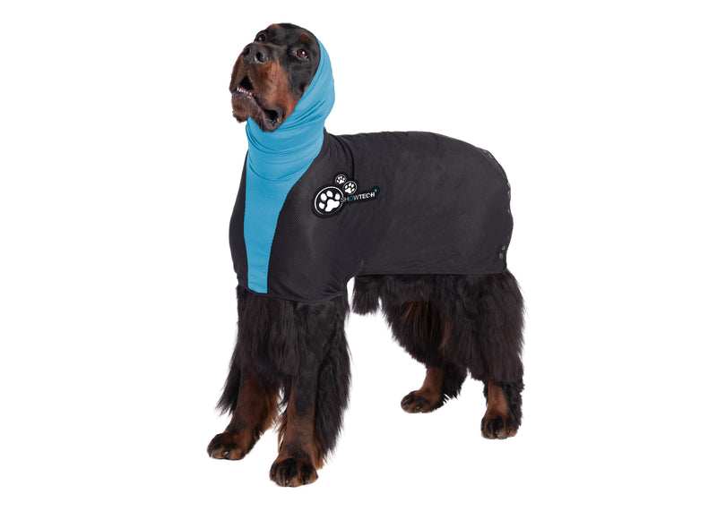 Waterproof coat with fur protection