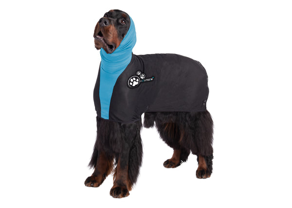 Marineblauwe Breathe Comfort regenjas voor honden