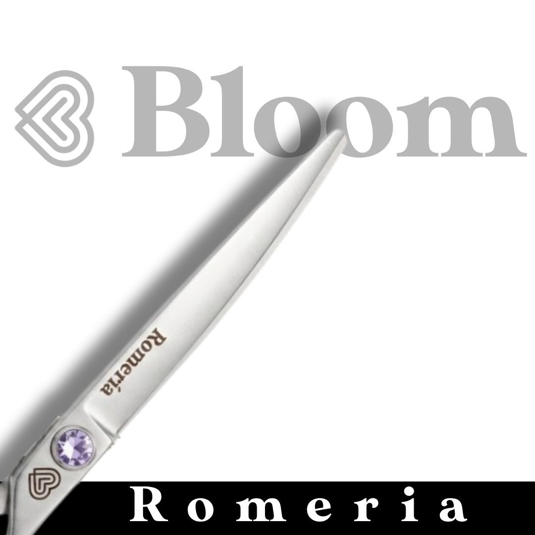 Romeria ☆ Blenders courbes 40dents / 18cm ☆ Ciseaux Bloom