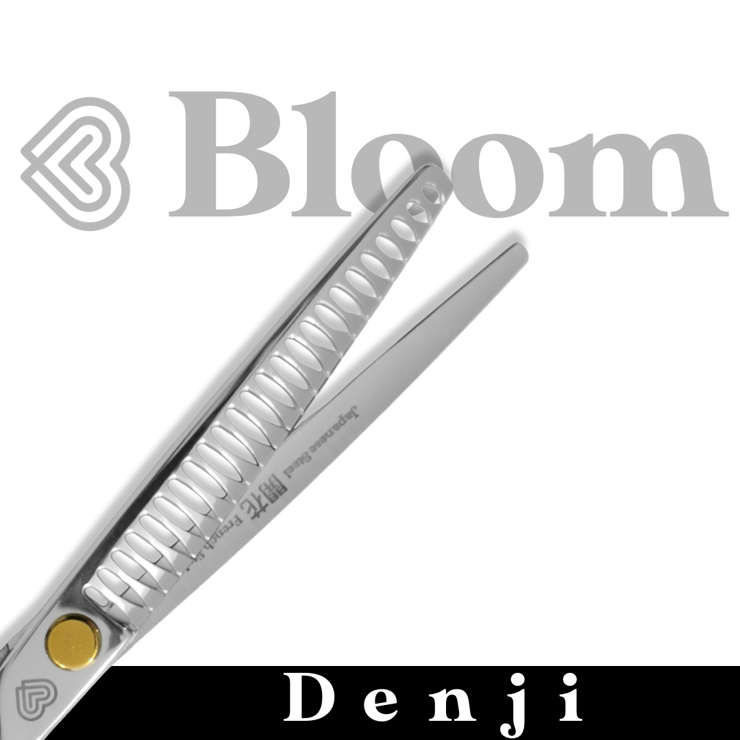 DENJI ☆ Super Blenders 24 dents / 19cm ☆ Ciseaux Bloom