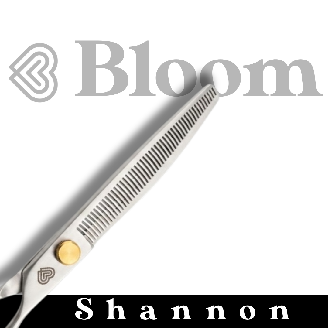 SHANNON ☆ Sculpteurs Courbes 50 dents / 18cm ☆ Ciseaux Bloom