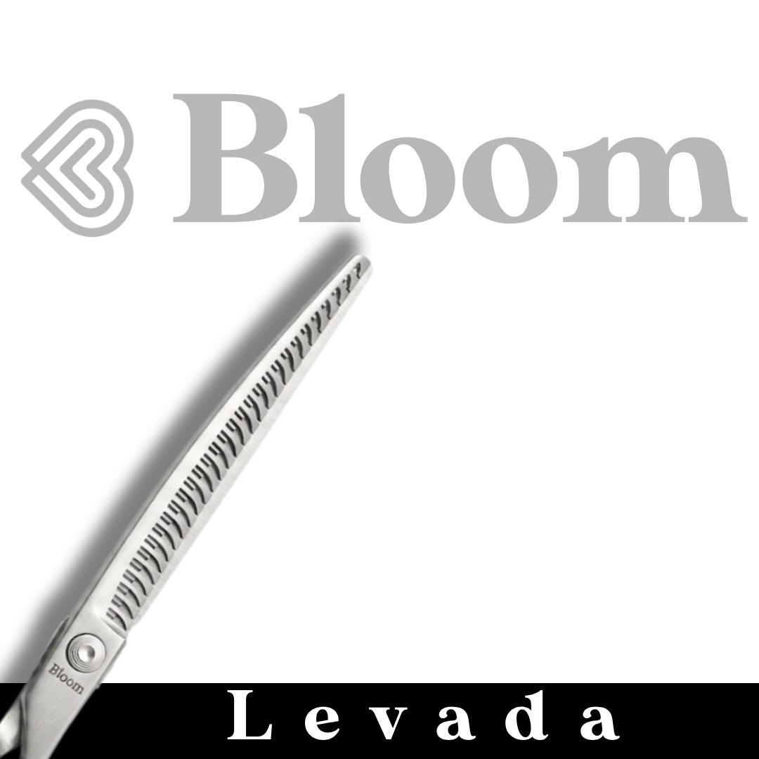 Levada ☆ Blenders courbes 30dents piano / 18cm ☆ Ciseaux Bloom