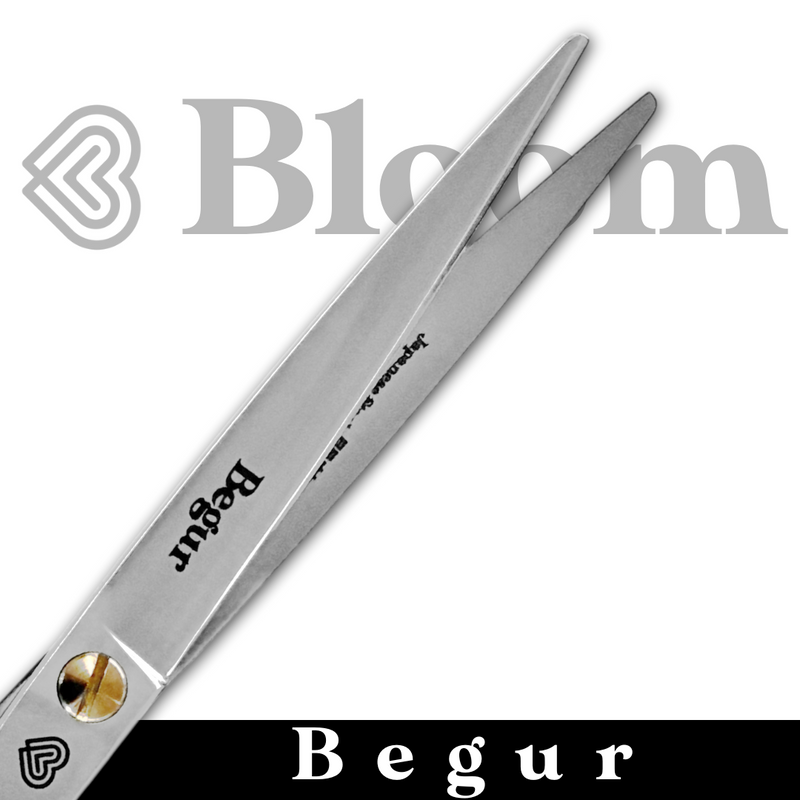 Begur - Ciseaux droits Bloom avec microdenture
