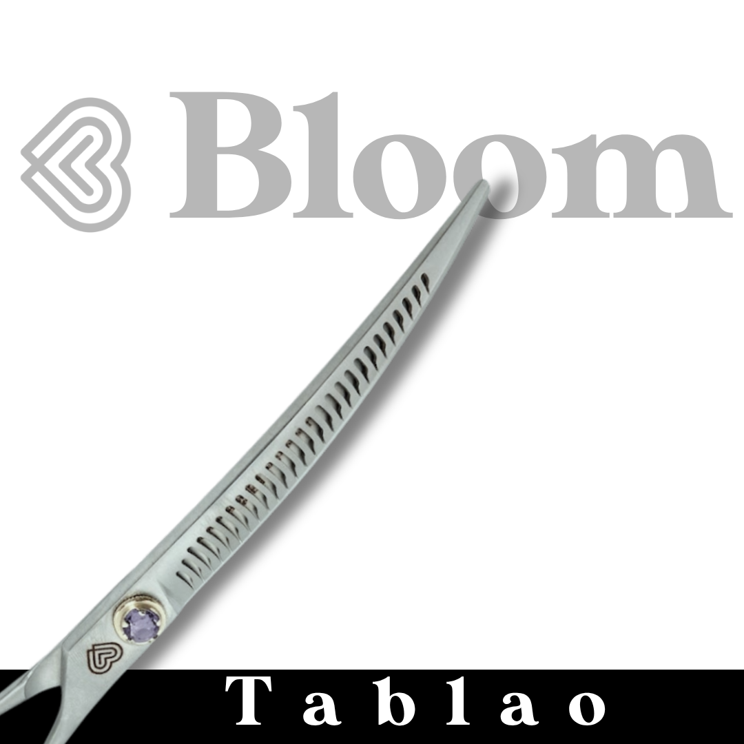 Tablao ☆ Blenders courbes 26cdents / 19cm ☆ Ciseaux Bloom