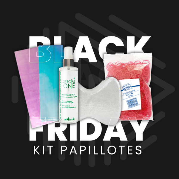 Kit Papillote avec Coussin, Feuilles, Elastiques, Huiles II BLACK FRIDAY II