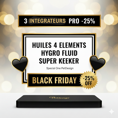 3 INTÉGRATEURS PRO -25% : HUILES 4 ELEMENTS + HYGRO FLUID + SUPER KEEPER 🖤 BLACK FRIDAY 🖤