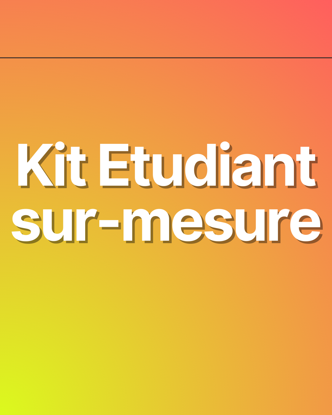 Mallette Etudiant "sur-mesure"