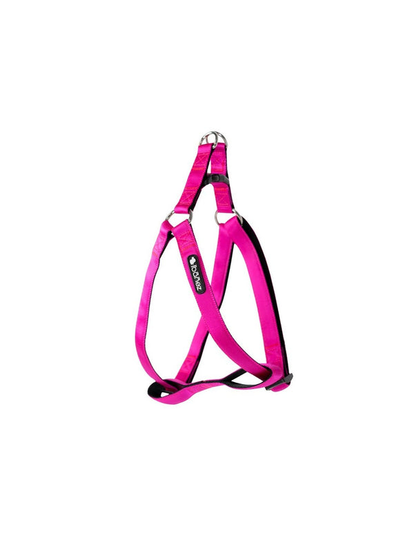 Harnais en nylon « soie » Wienerlock rose S