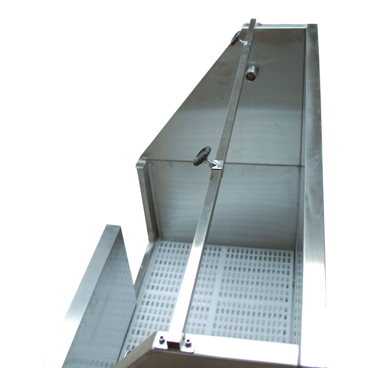 Baignoire inox électrique Phoenix Universal : potence de maintien