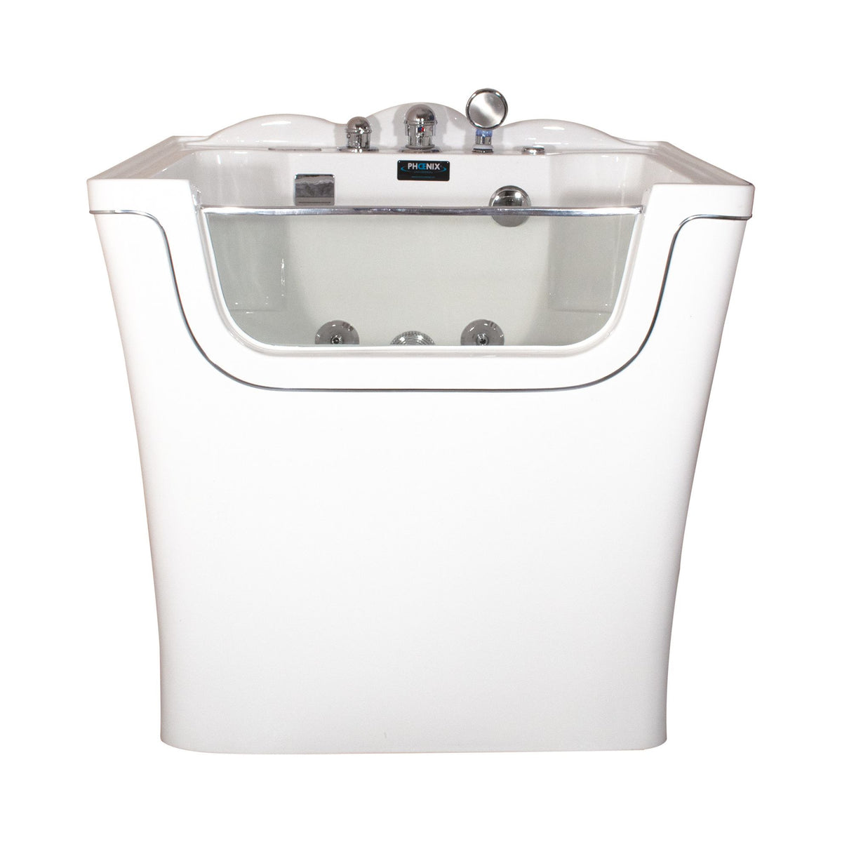 Baignoire SPA de toilettage Phoenix Universal : baignoire SPA blanche vue de face