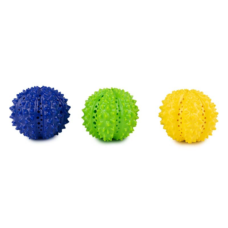 Balle Ravi Ibáñez à picots en caoutchouc pour chien Ø 7,5 cm