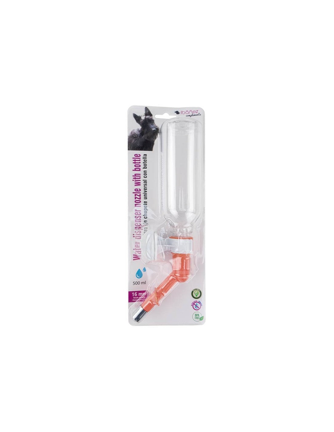 Biberon tétine universel Ibáñez avec bouteille, chien et chat photo 4