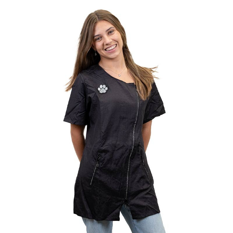Blouse de toilettage Caterina noire photo 2