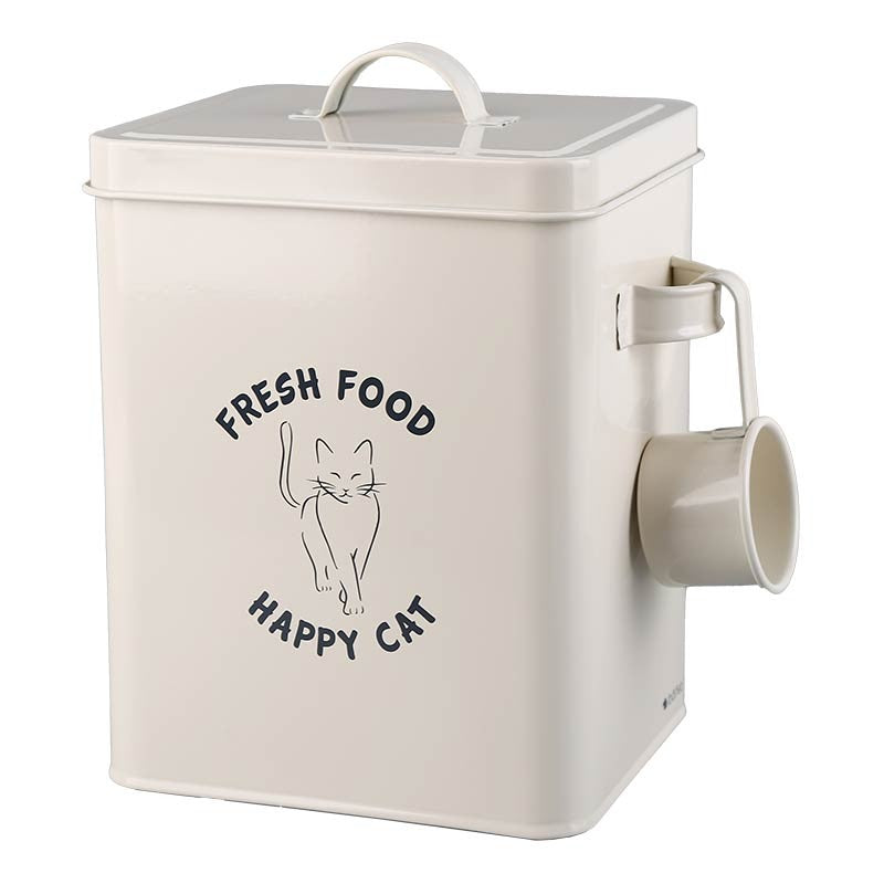 Boîte à croquettes métallique Ibáñez Tinpet 6 L avec pelle photo 5